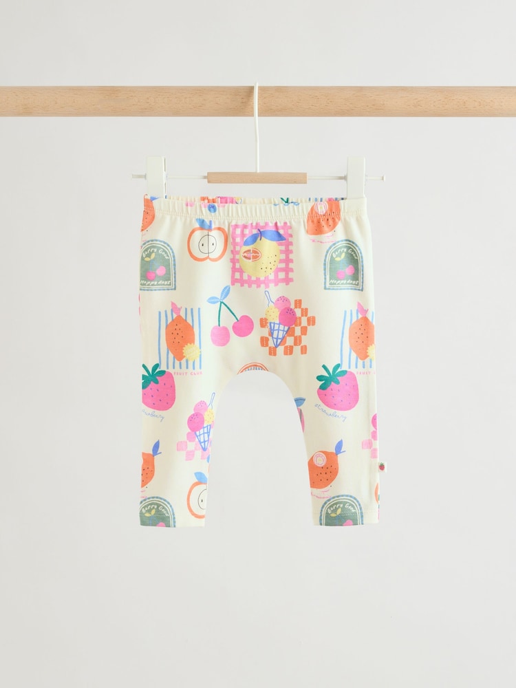 White Berry Short Sleeve Baby Top and Leggings 2 Piece Set (0mths-2yrs)