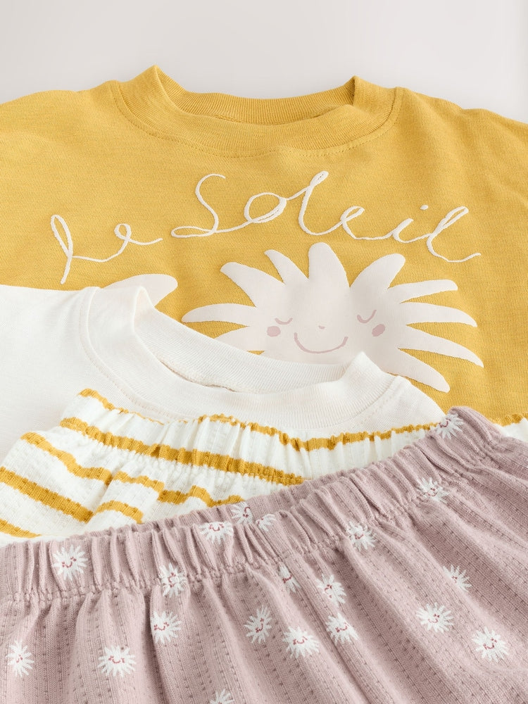 Neutral Top & Trousers Set 2 Pack (3mths-7yrs)