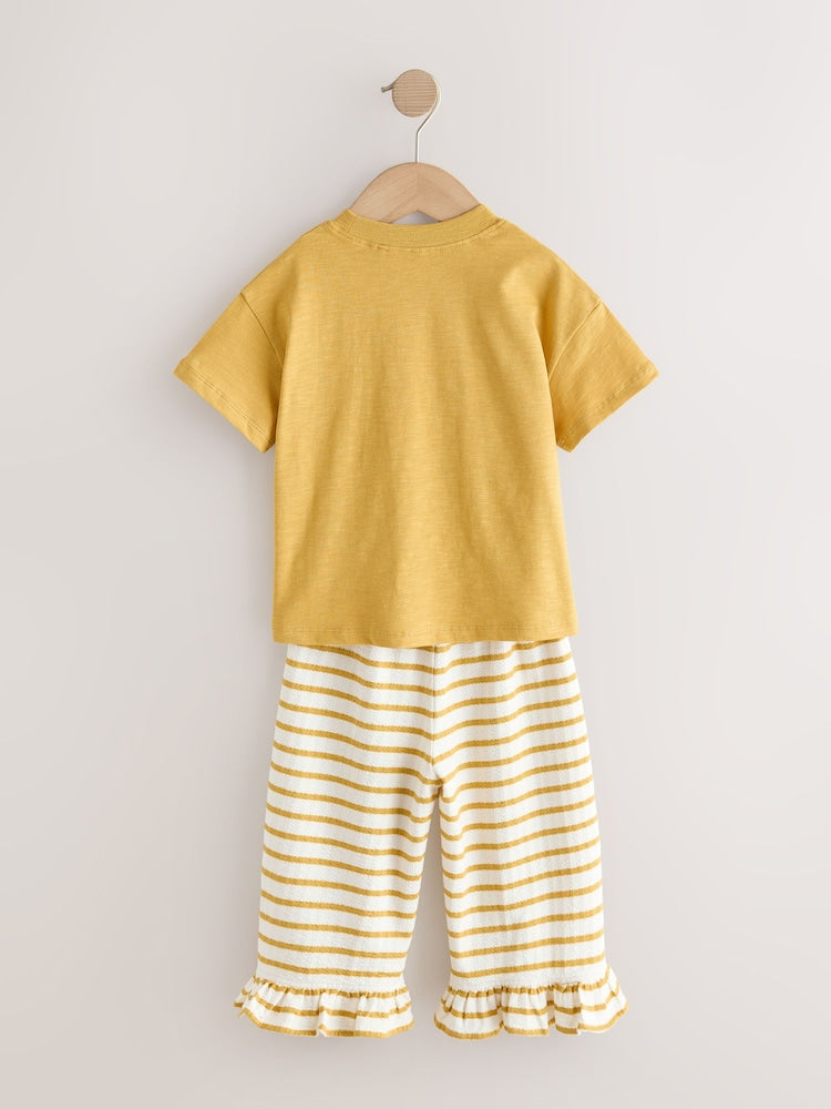 Neutral Top & Trousers Set 2 Pack (3mths-7yrs)