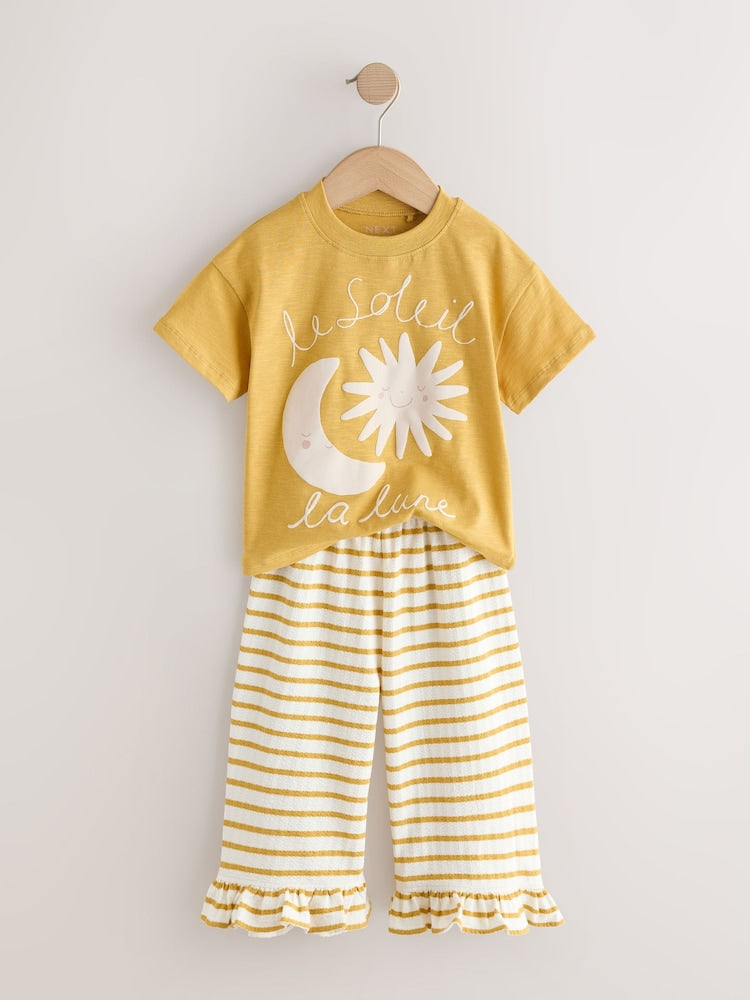 Neutral Top & Trousers Set 2 Pack (3mths-7yrs)