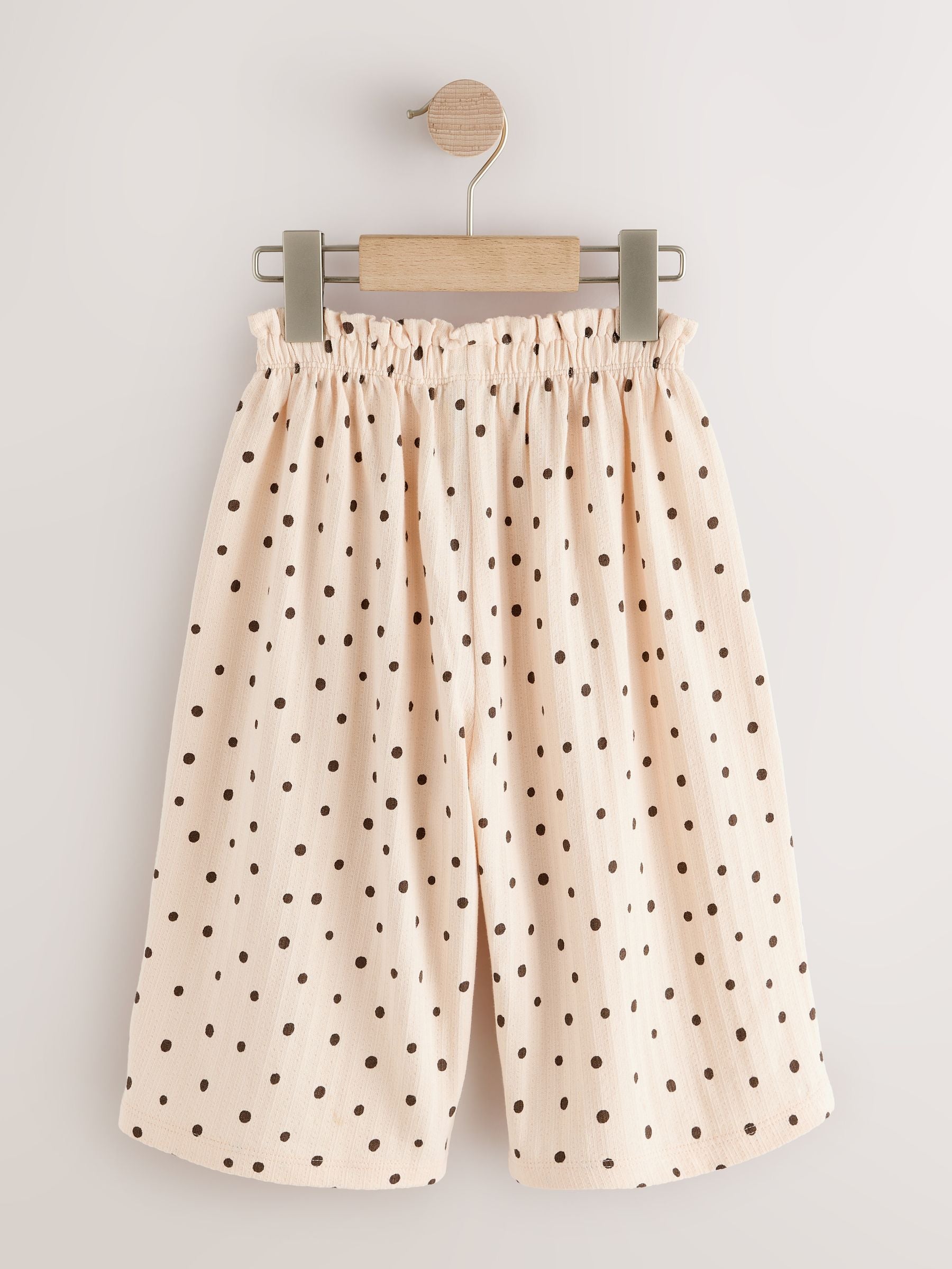 Neutral Wide Leg Trousers 3 Pack (3mths-7yrs) - Size 3-6 Months (62-68cm)