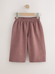 Brown Spot Wide Leg Trousers (3mths-7yrs)