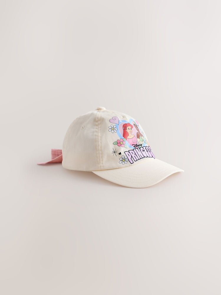 Cream Disney Princess Cap (1-10yrs) - Size 1-2 Years (80-92cm)