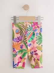 Pink Fruit Print Crop Leggings (3mths-7yrs) - Size 3-6 Months (62-68cm)
