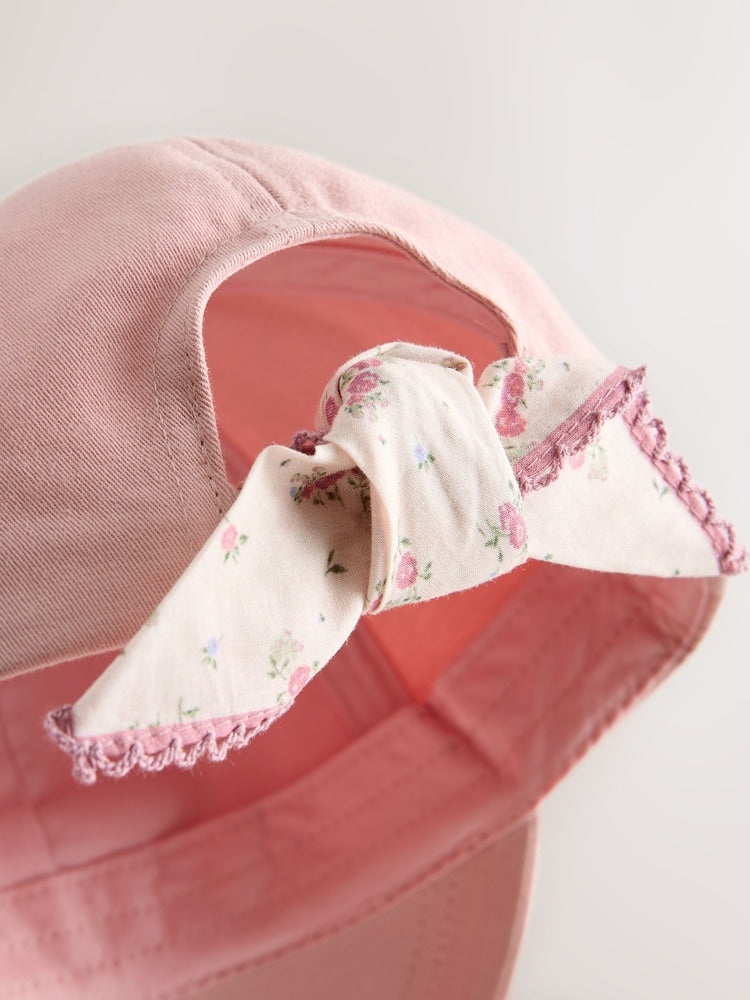 Pink Scarf Back Cap (3-16yrs)