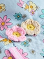 Blue/ Pink Minnie Mouse Pastel Printed Bucket Hat (3mths-13yrs) - Size 3-9 Months (62-74cm)