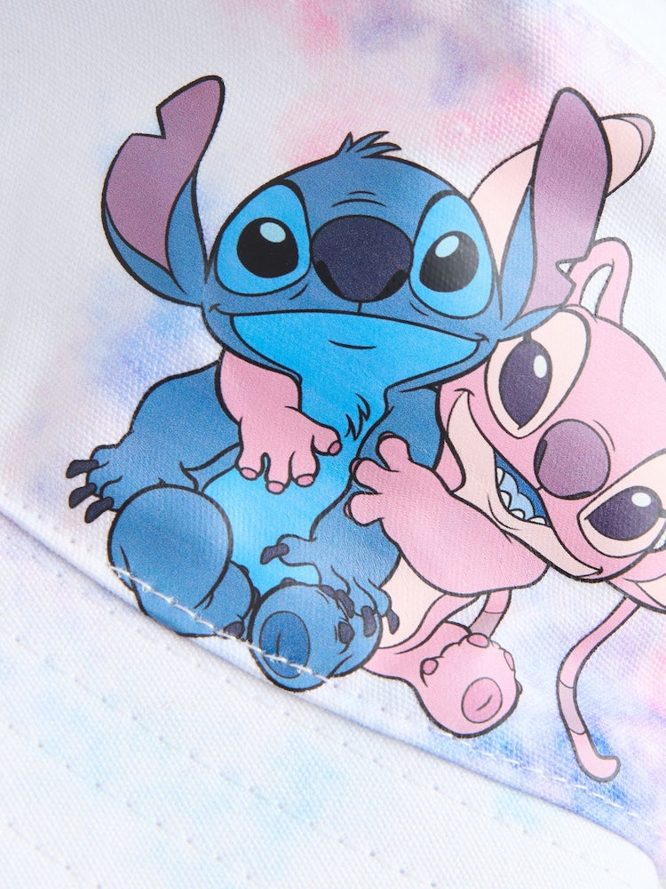Blush Pink Blue Lilo & Stitch Tie Dye Effect Bucket Hat (1-16yrs)