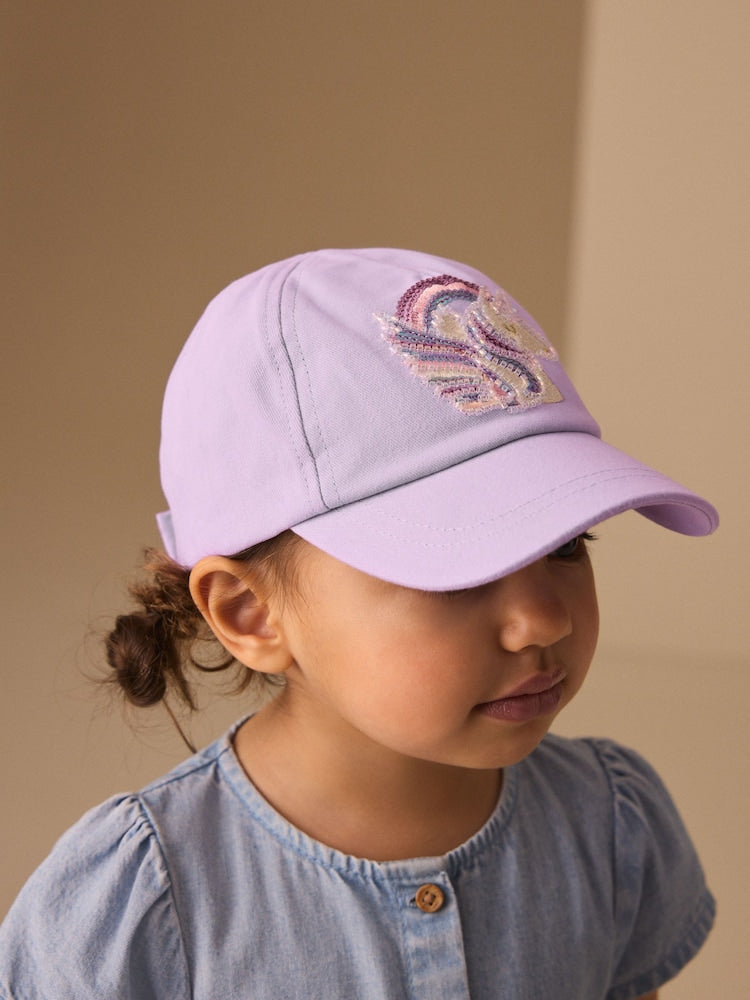Lilac Purple Unicorn Cap (1-16yrs)