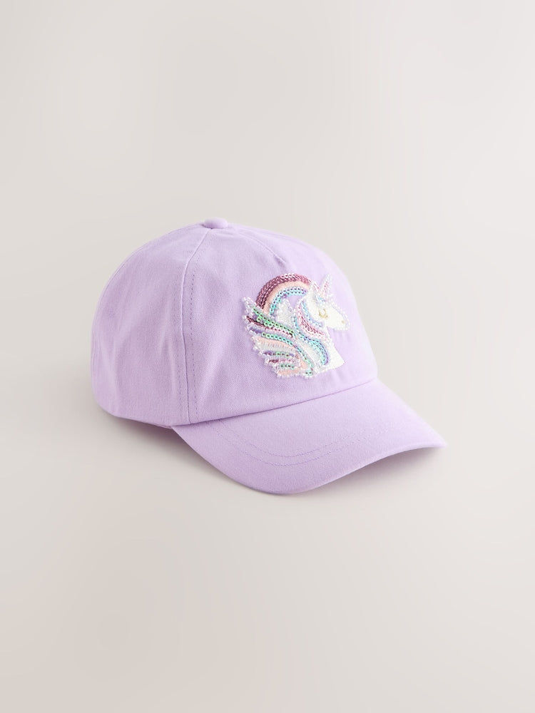Lilac Purple Unicorn Cap (1-16yrs)