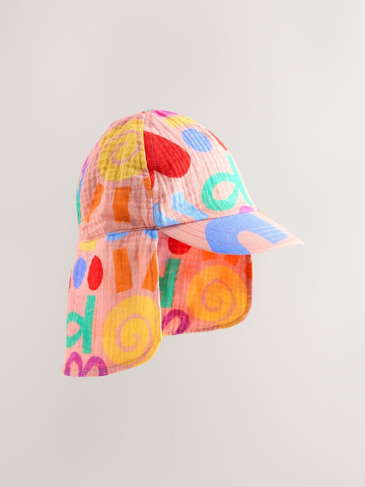 Red/Pink Legionnaire Hat (3mths-10yrs)