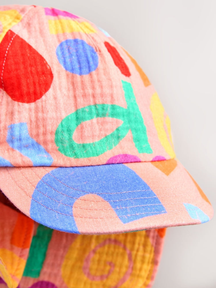 Red/Pink Legionnaire Hat (3mths-10yrs)