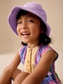 Lilac Purple Bucket Hat (3mths-16yrs) - Size 3-9 Months (62-74cm)
