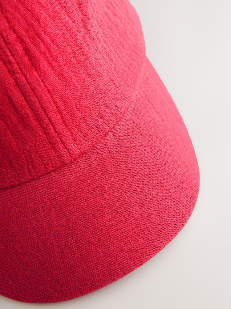 Red Bow Back Cap (3mths-10yrs)