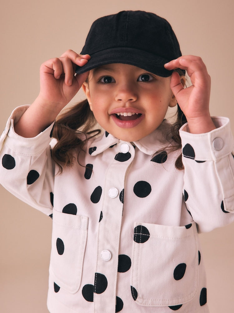 Black Baseball Cap (1-16yrs)
