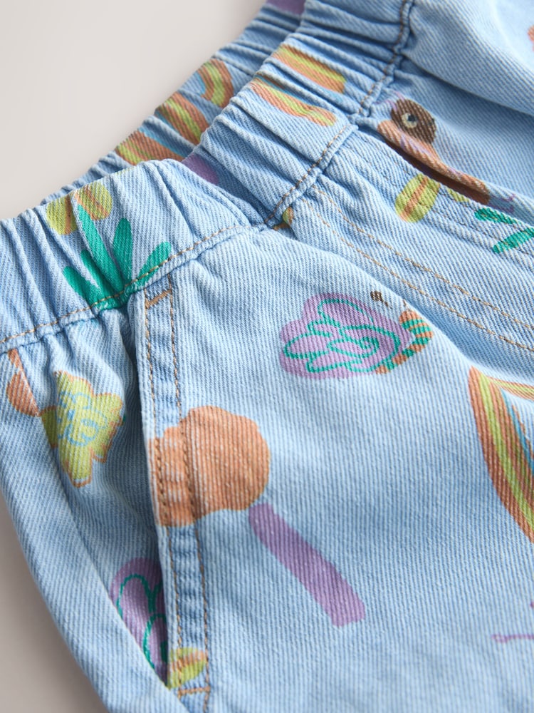 Denim Ladybug Print Character Set (3mths-7yrs) (3mths-7yrs)