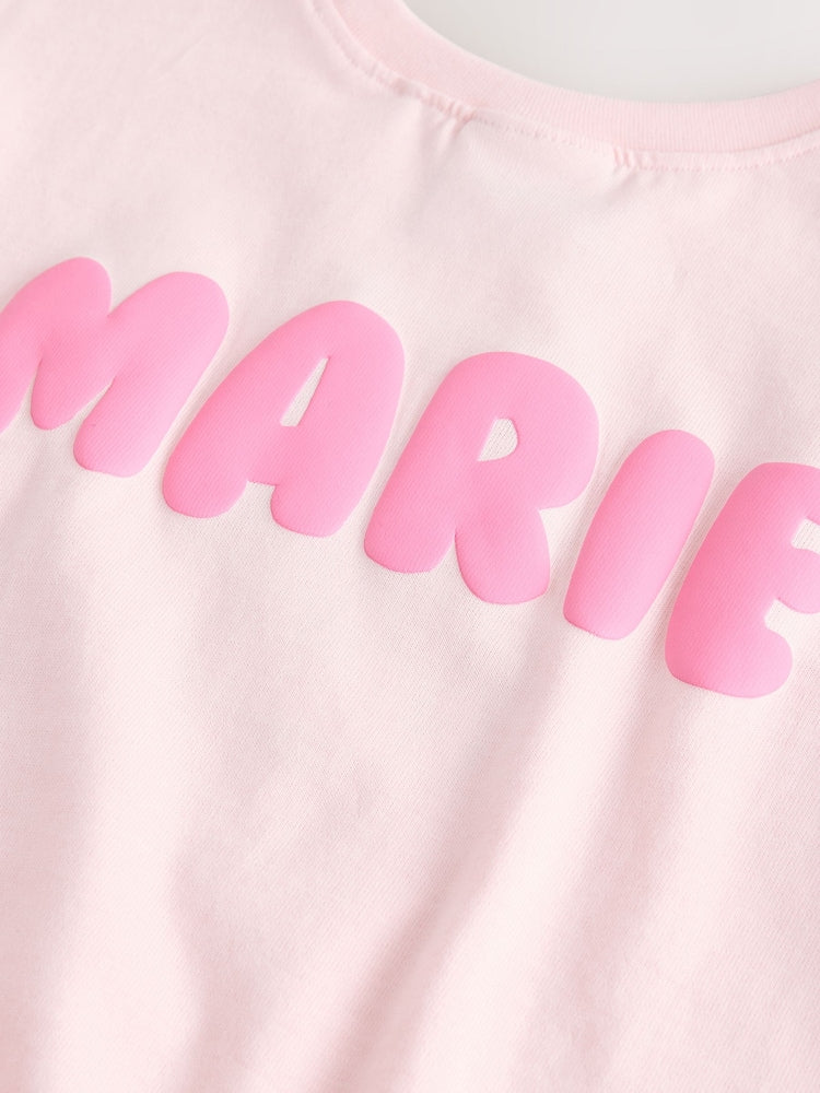 Pink Disney Marie Shorts Set (3mths-7yrs)