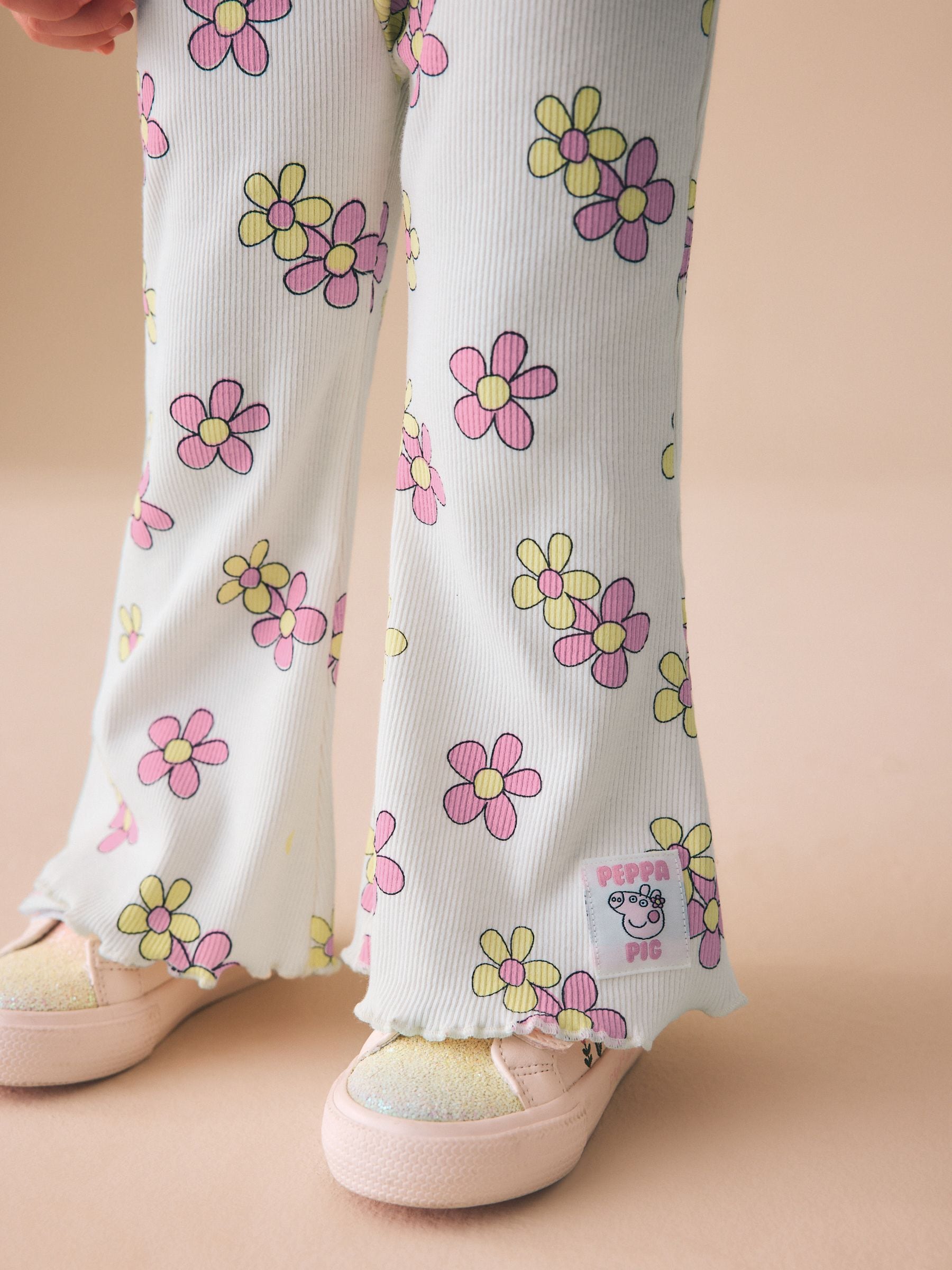 Purple Peppa Pig Sweatshirt & Flare Leggings Set (3mths-7yrs) - Size 3-6 Months (62-68cm)
