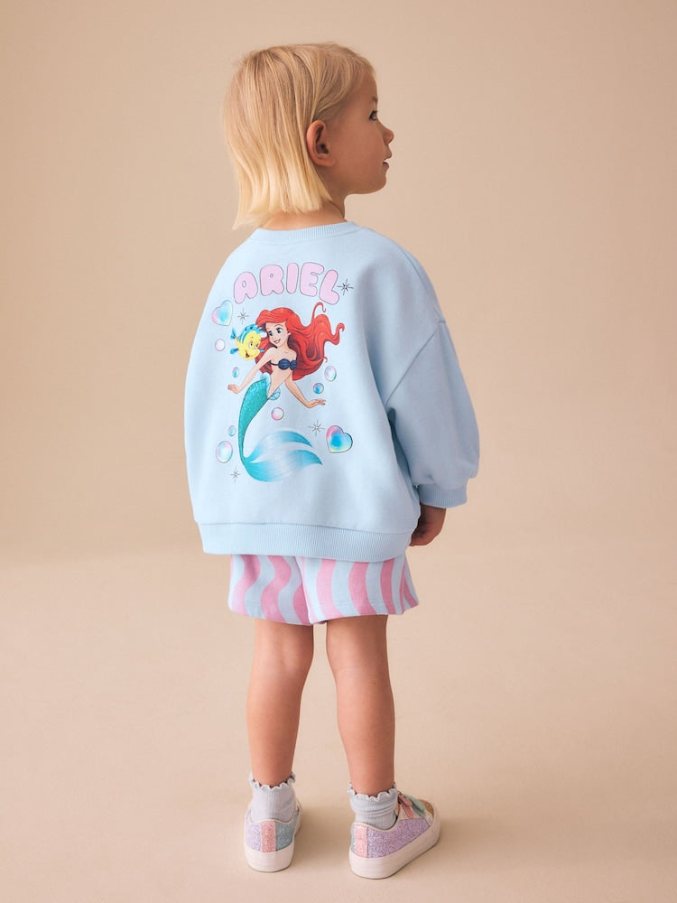 Blue Ariel Ariel Sweatshirt & Shorts Set (3mths-7yrs)