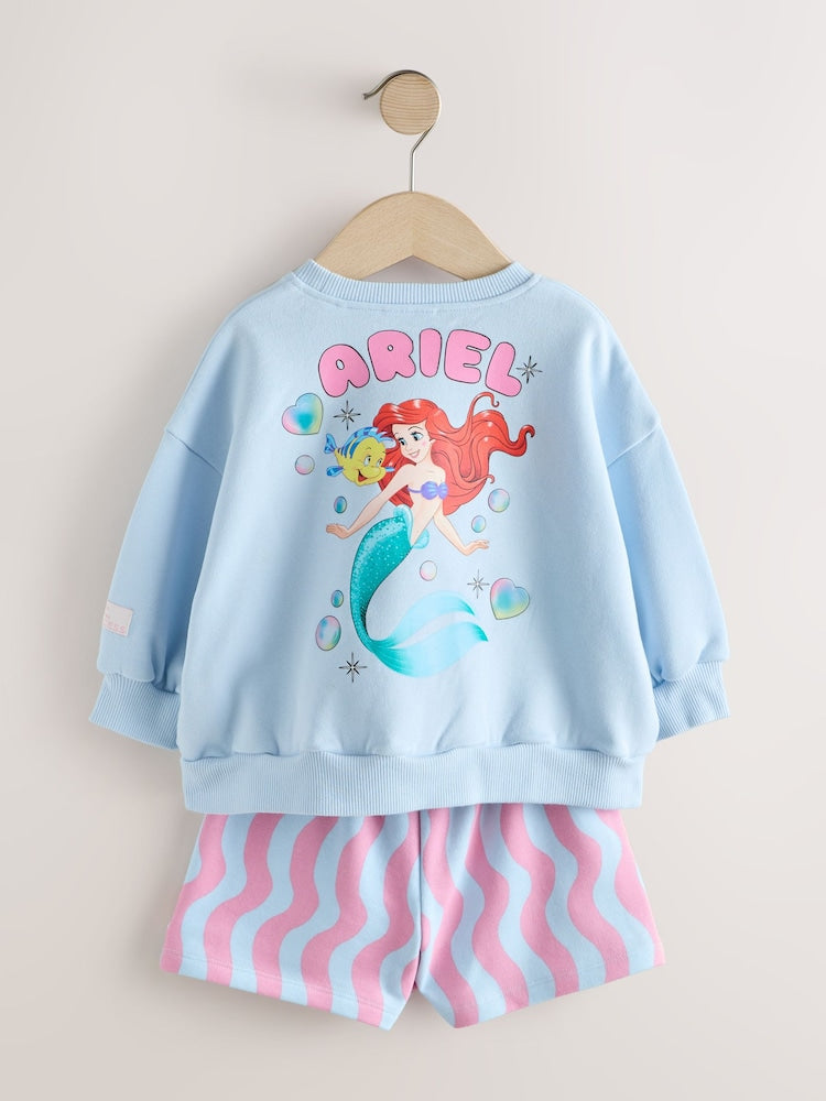 Blue Ariel Ariel Sweatshirt & Shorts Set (3mths-7yrs)