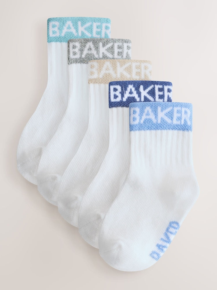 Baker by Ted Baker Baby Socks 5 Pack