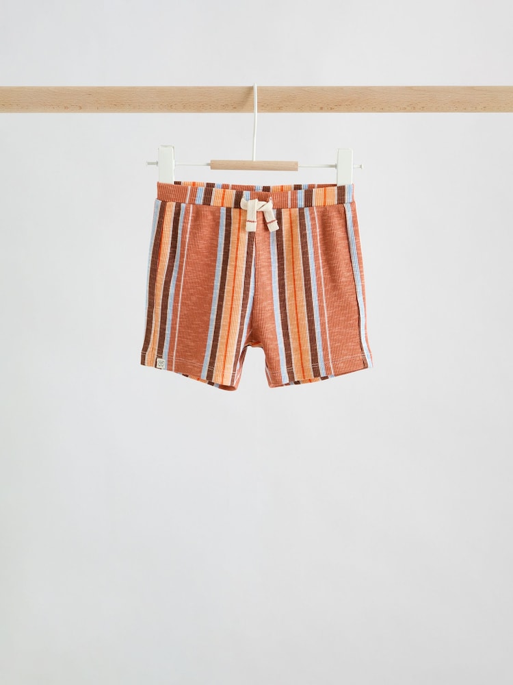 Orange Cars Top and Shorts Baby Set (0mths-2yrs)