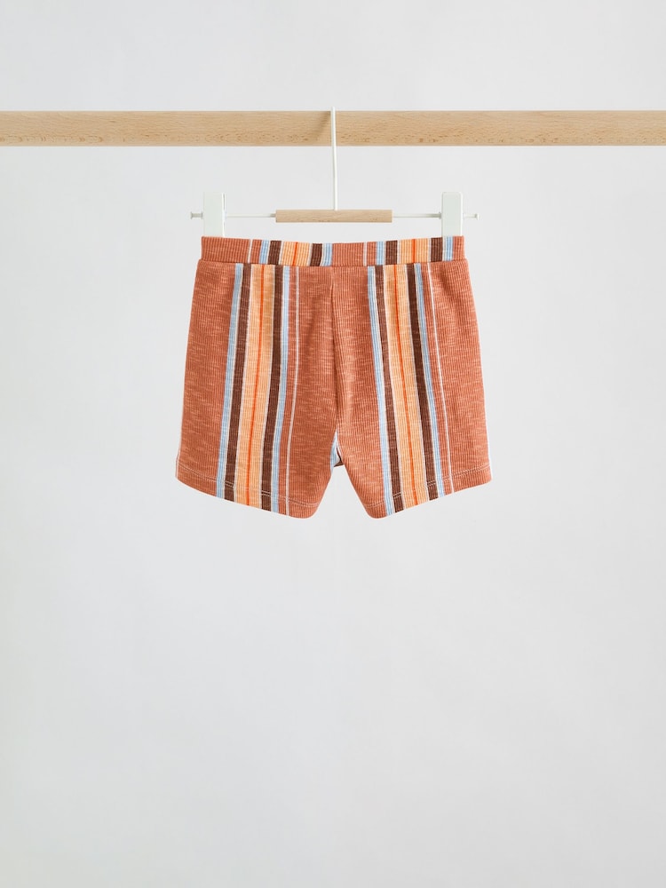 Orange Cars Top and Shorts Baby Set (0mths-2yrs)