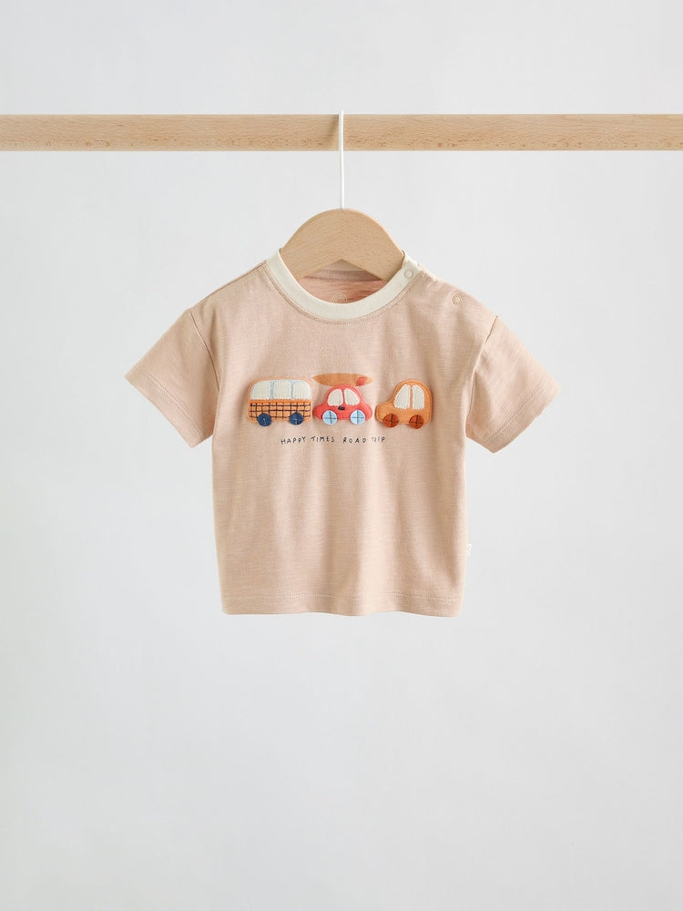 Orange Cars Top and Shorts Baby Set (0mths-2yrs)