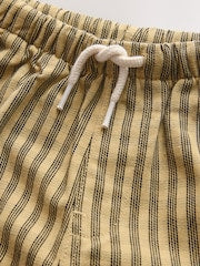 Yellow Print Side Pocket Wide Trousers (3mths-7yrs) - Size 3-6 Months (62-68cm)