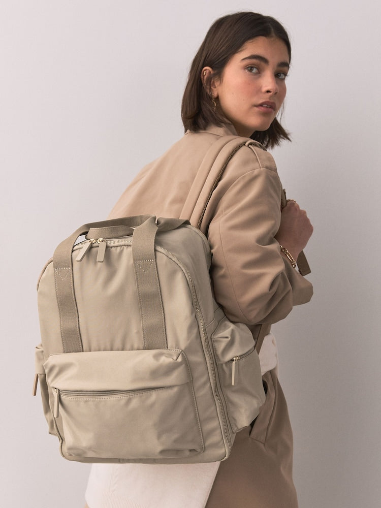 Mink Brown Travel Backpack