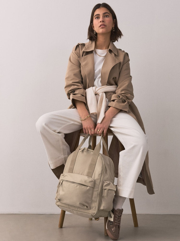 Mink Brown Travel Backpack