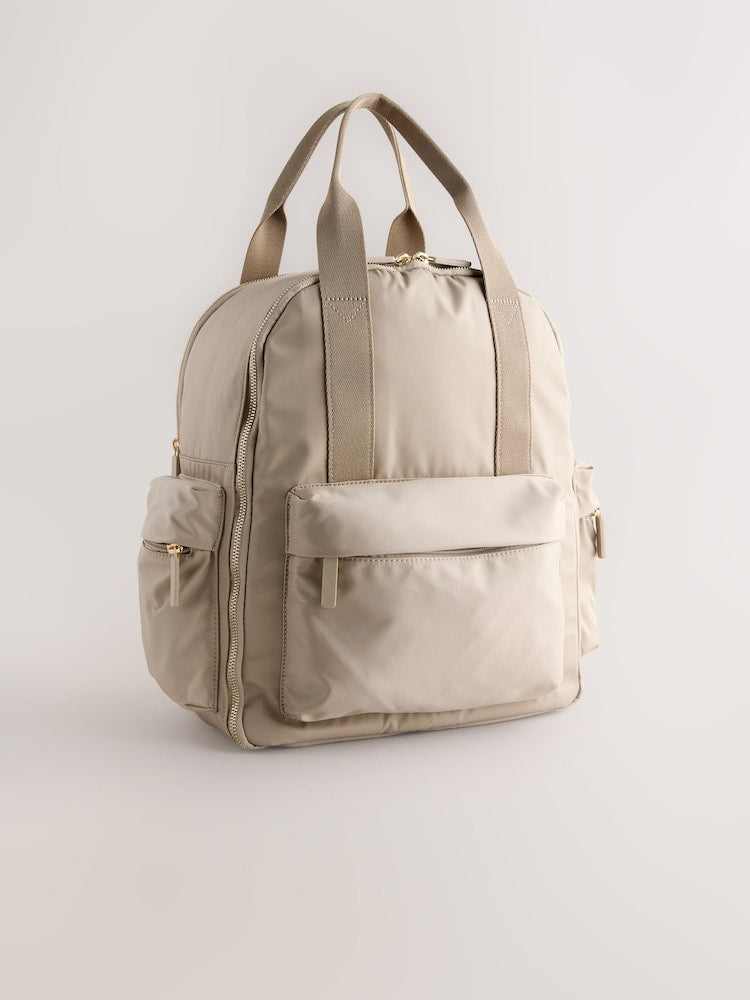 Mink Brown Travel Backpack