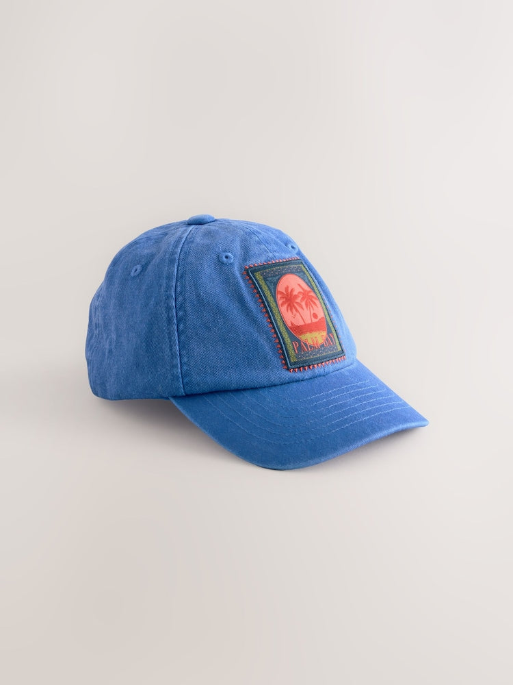 Blue Palm Baseball Cap (1-13yrs) - Blue Palm / 11-13 Years (146-158cm)