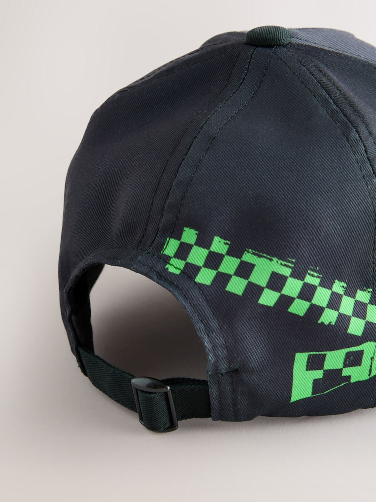 Black Minecraft Cotton Cap (5-13yrs)