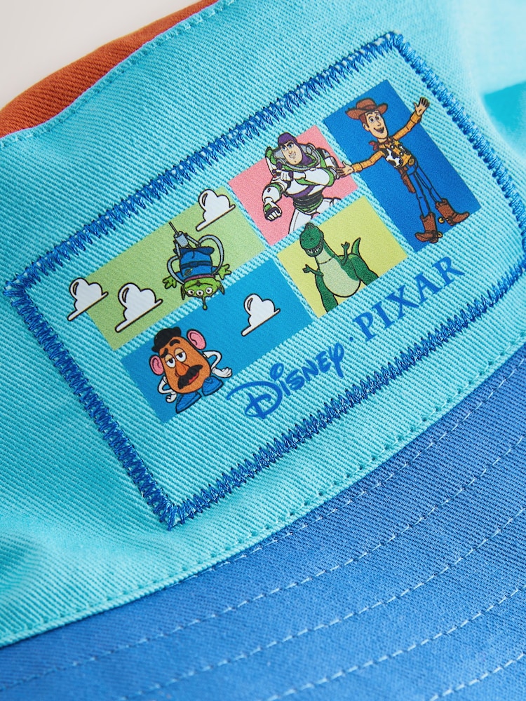 Blue/Orange Toy Story Reversible Bucket Hat (3mths-10yrs)