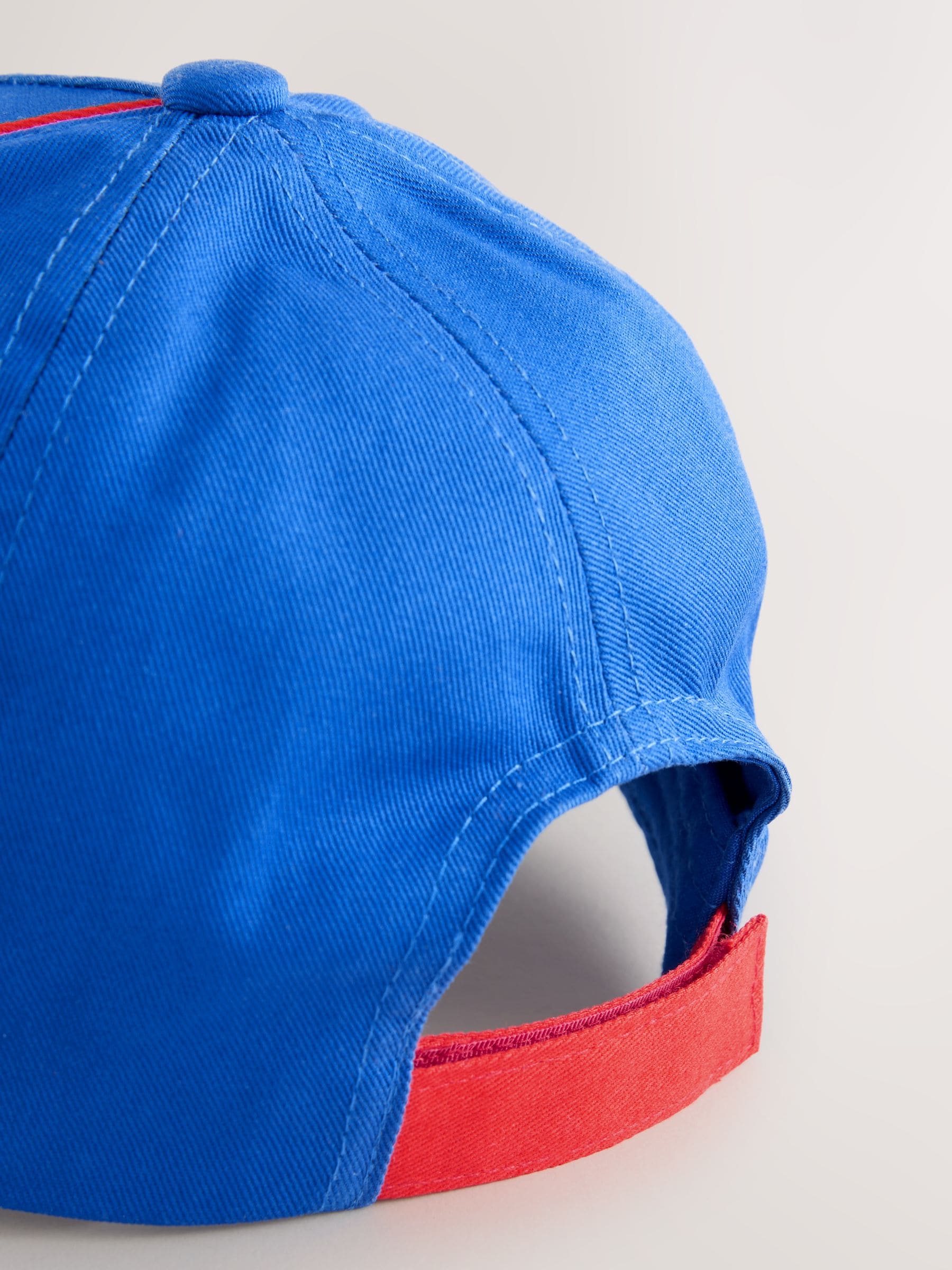 Blue/Red Hot Wheels Baseball Cap (1-10yrs) - Size 1-2 Years (80-92cm)