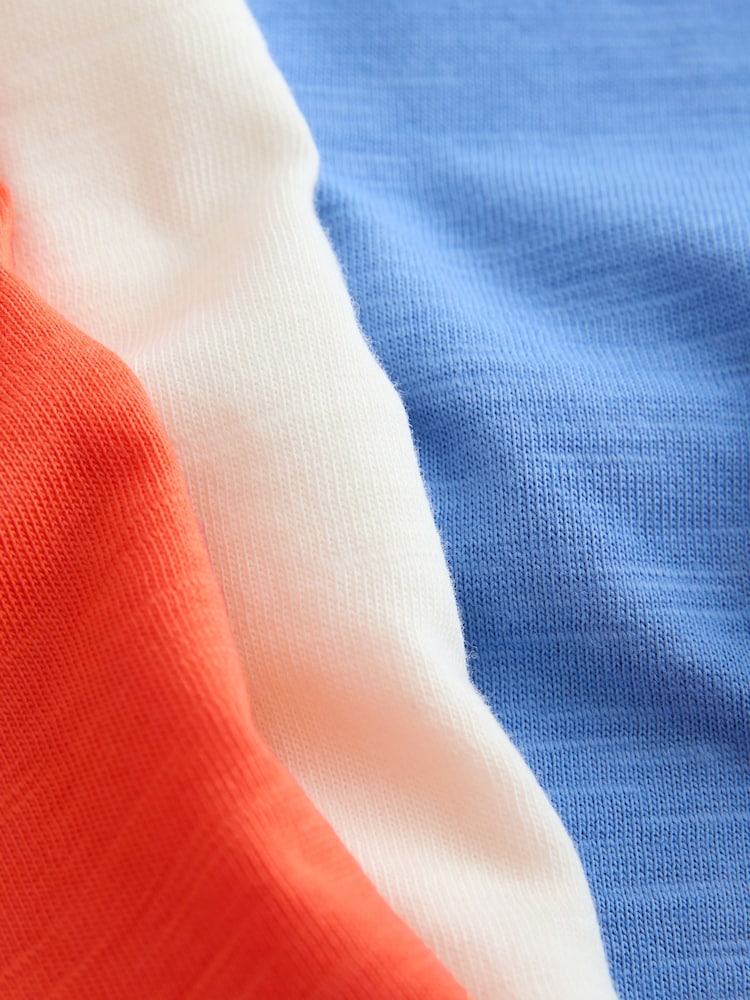Multi Digger Short Sleeve Appliqué T-Shirts 3 Pack (3mths-7yrs) - Size 3-6 Months (62-68cm)