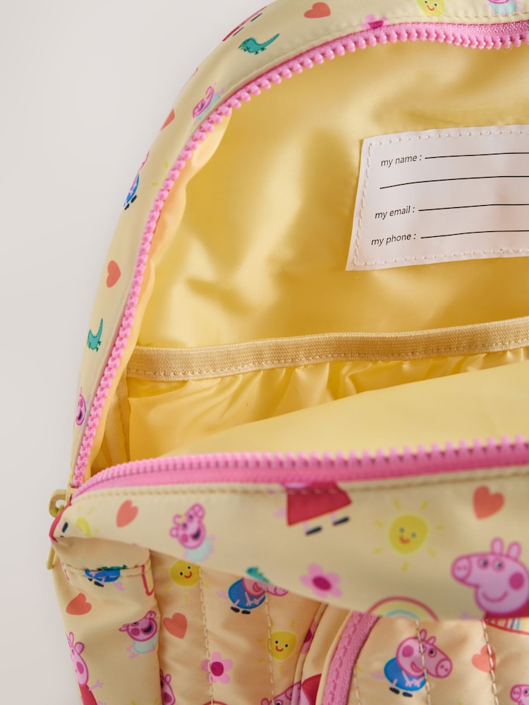 Yellow Peppa Pig Backpack