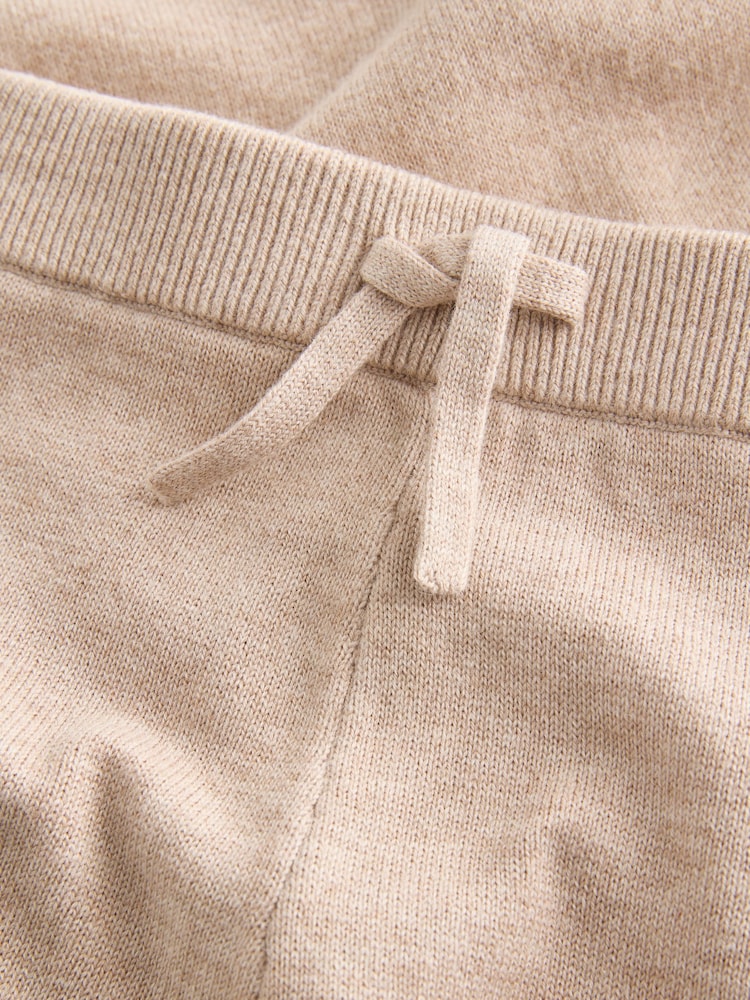 Baker by Ted Baker Neutral Knit Knitted Top and Joggers Set