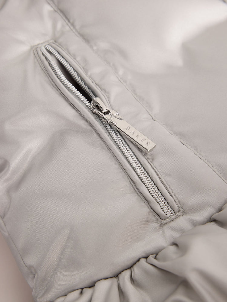 Baker by Ted Baker Shower Resistant Bubble Skirted Padded Coat