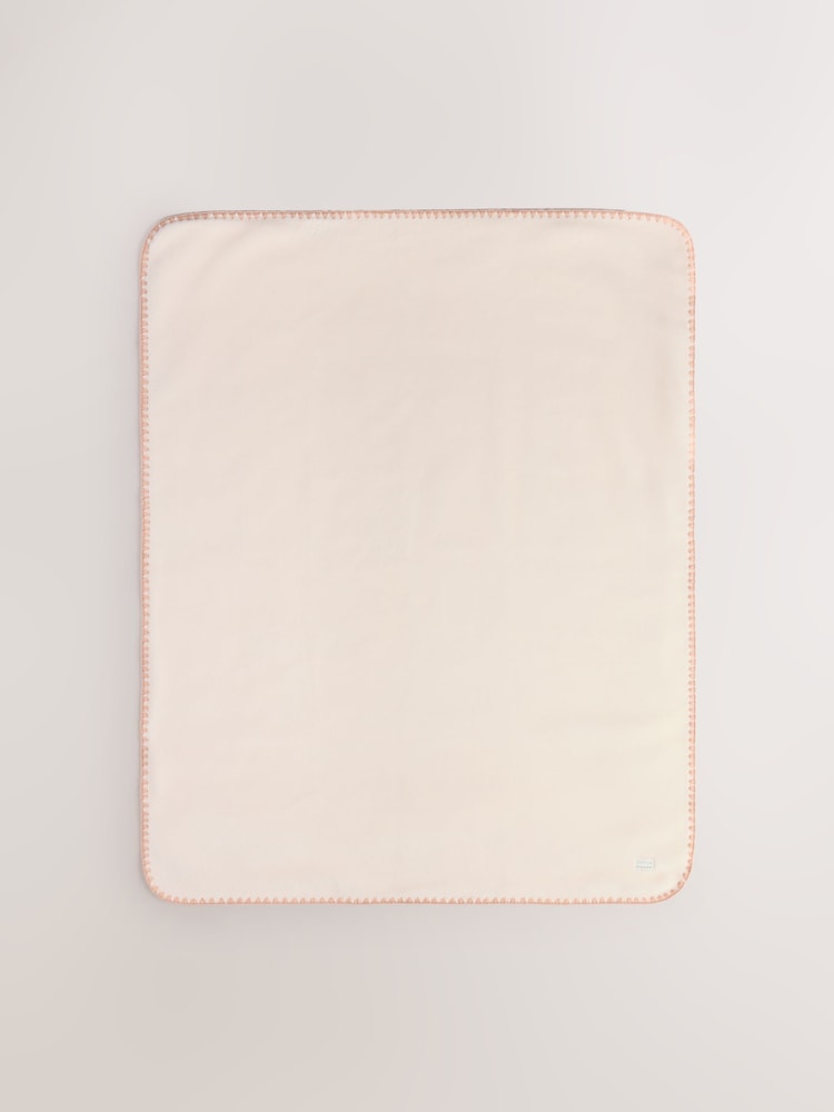 Neutral Supersoft Fleece Baby Blanket