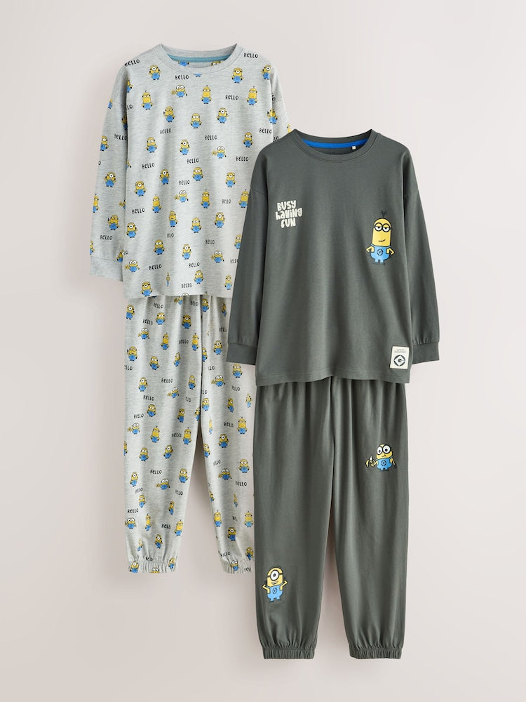 Charcoal Grey Minions Long Sleeve