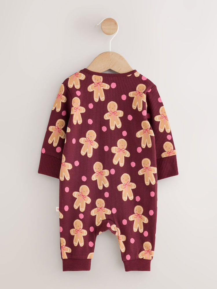 Burgundy Red Gingerbread Man