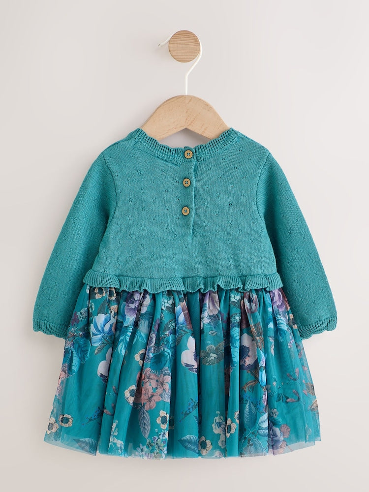 Teal Floral