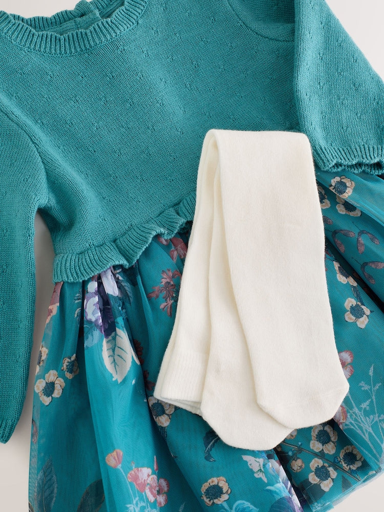 Teal Floral