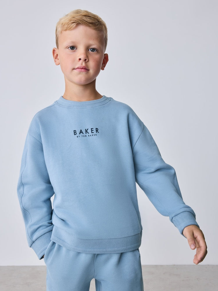 Baker by Ted Baker Mid Blue Sweatshirt and Joggers Set