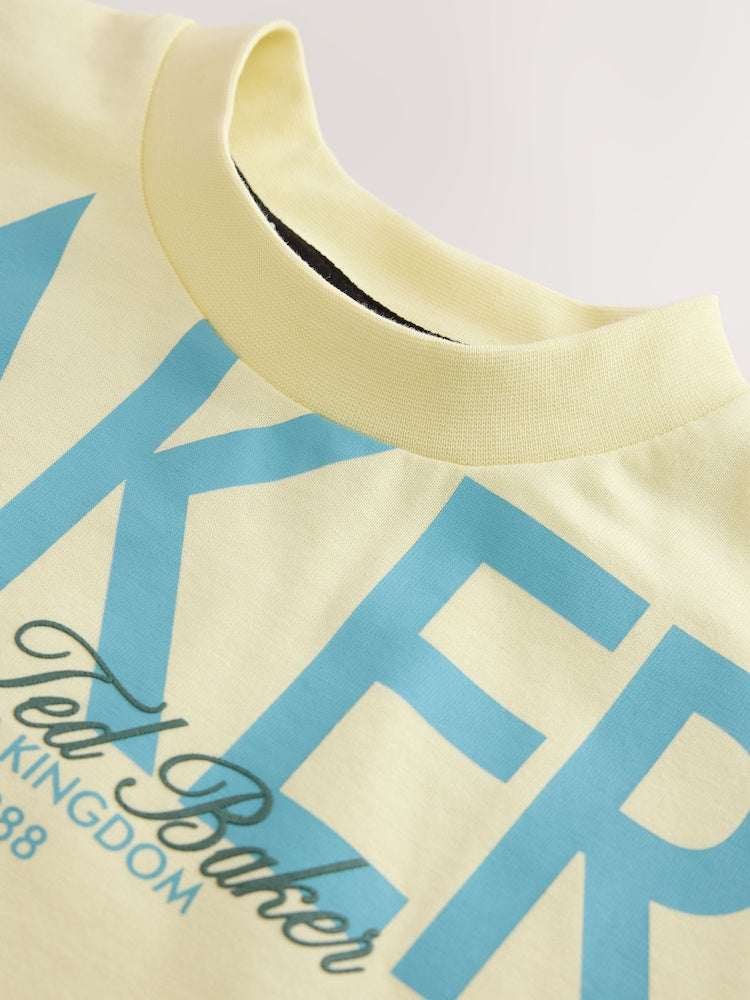 Baker by Ted Baker Oversized Graphic T-Shirt