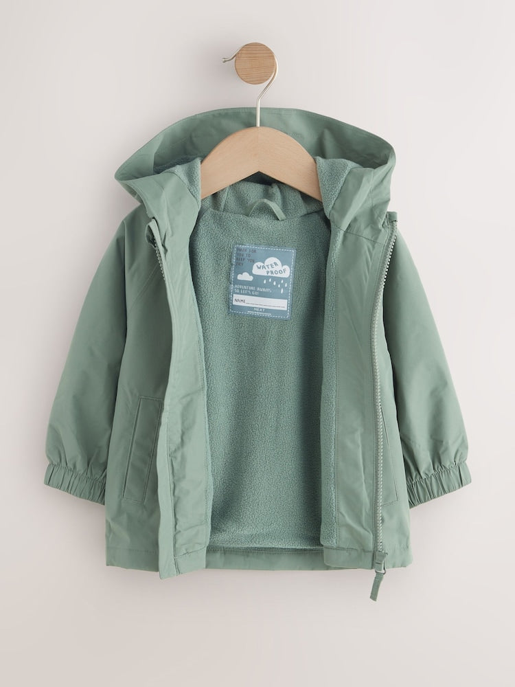 Khaki Green Waterproof Cagoule (6mths-7yrs)