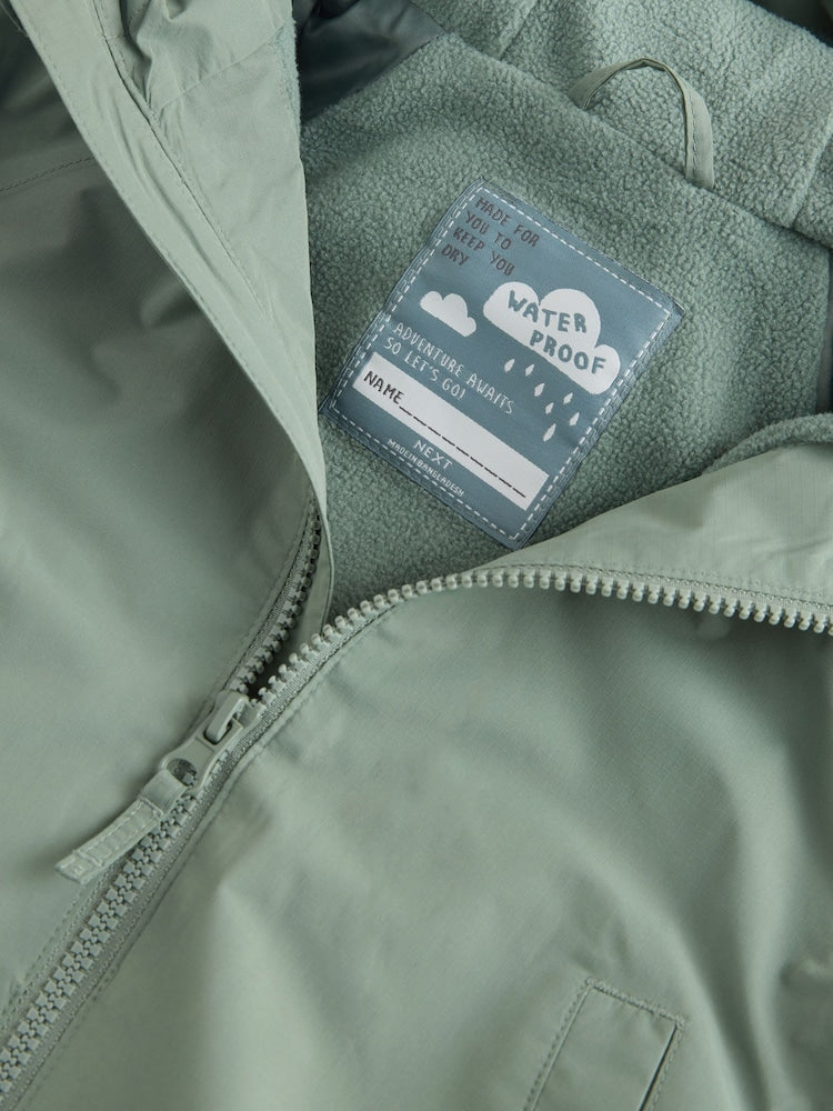 Khaki Green Waterproof Cagoule (6mths-7yrs)