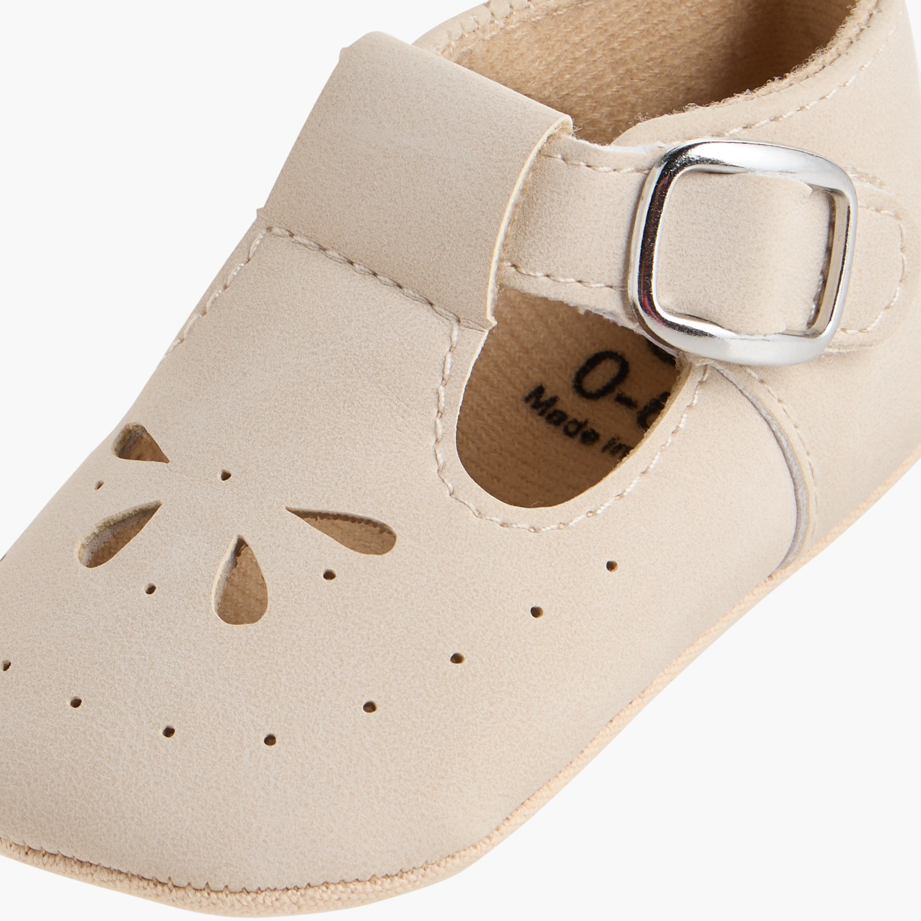 Giggles Booties with Cutout Detail