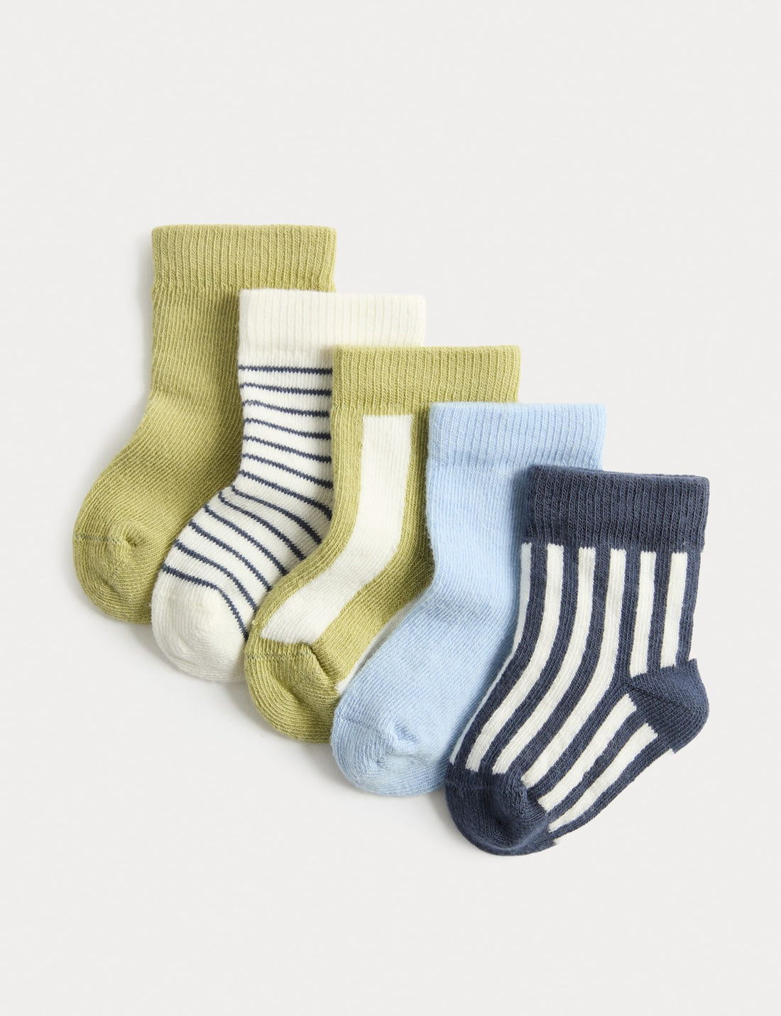 5 Pack Cotton Rich Country Crew Baby Socks - MULTI / 12-24